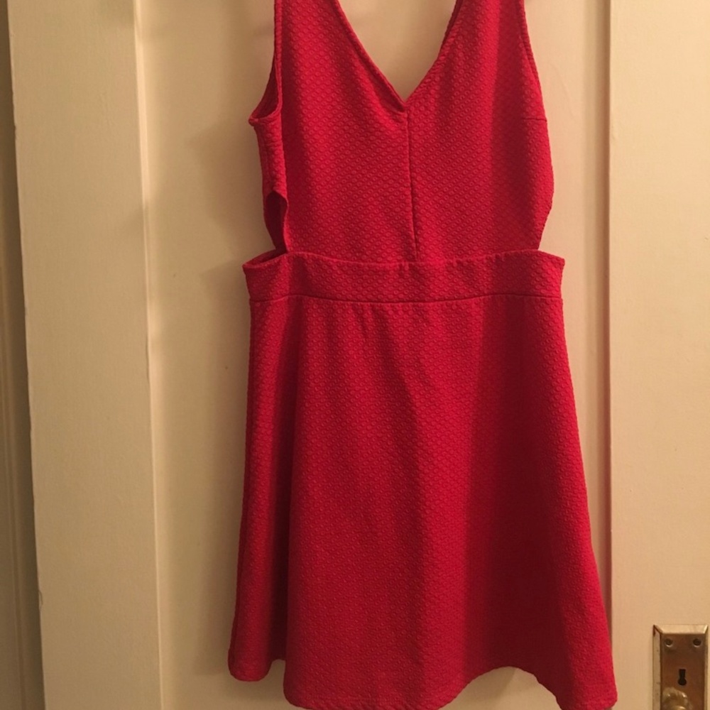 Pink Strapless Dress